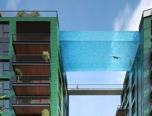 London highrise features glass ‘sky pool’ suspended between buildings